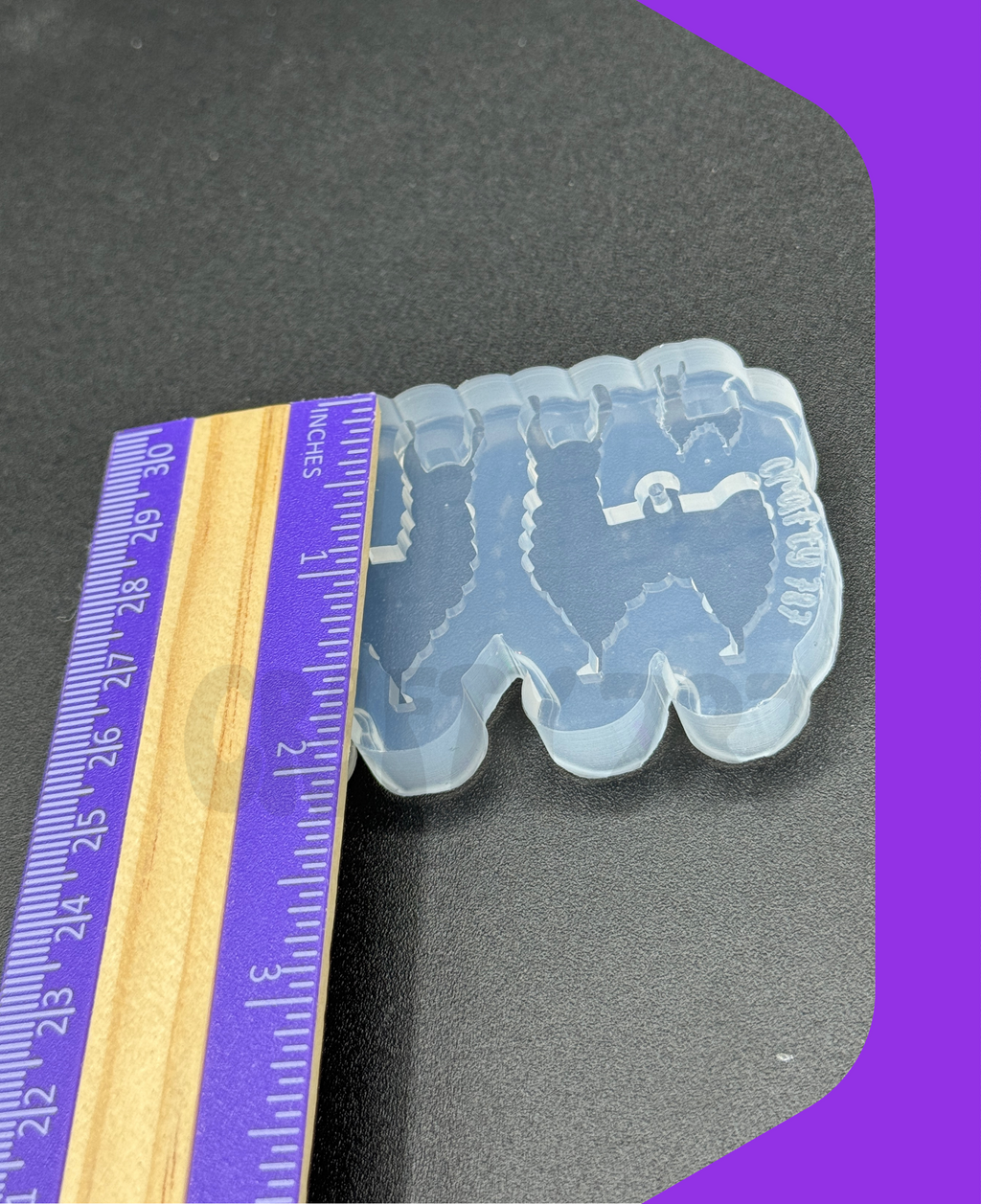 Llama Dangle Earring Silicone Mold (d13)