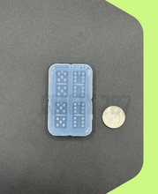 Load image into Gallery viewer, Domino Doble 5-6 Dangle Earring Silicone Mold (D14)
