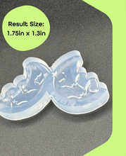 Load image into Gallery viewer, Half Moon &amp; Bats Earring Silicone Mold(d15)
