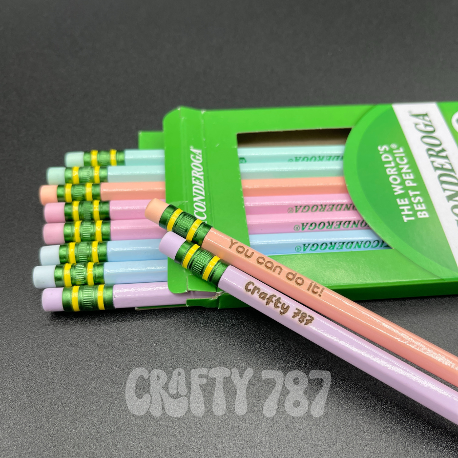 Personalize Pastel #2 Pencils, Ticonderoga Custom Pencil, Teacher Gift
