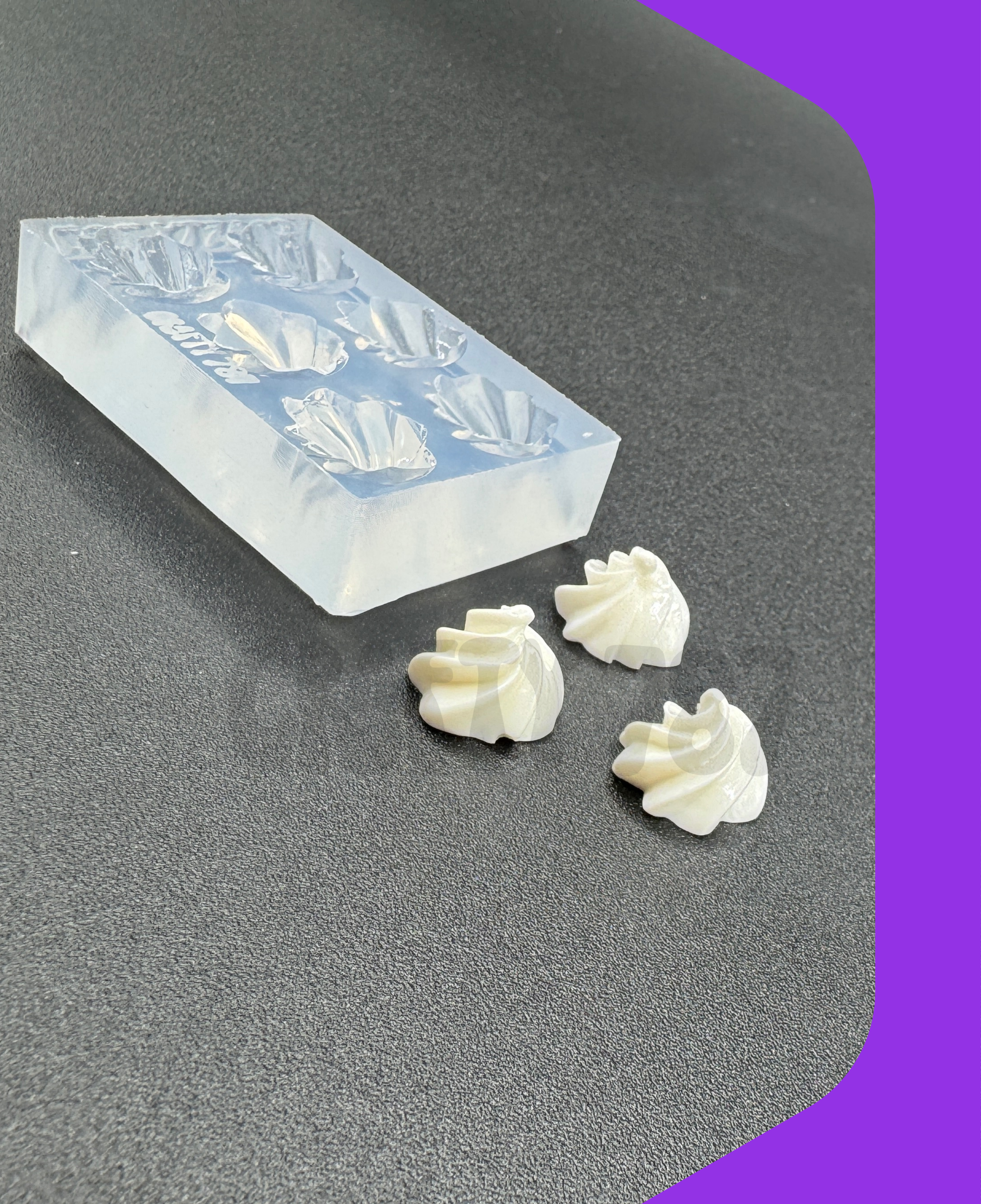 Whipped Cream Icing Silicone Mold (A13)