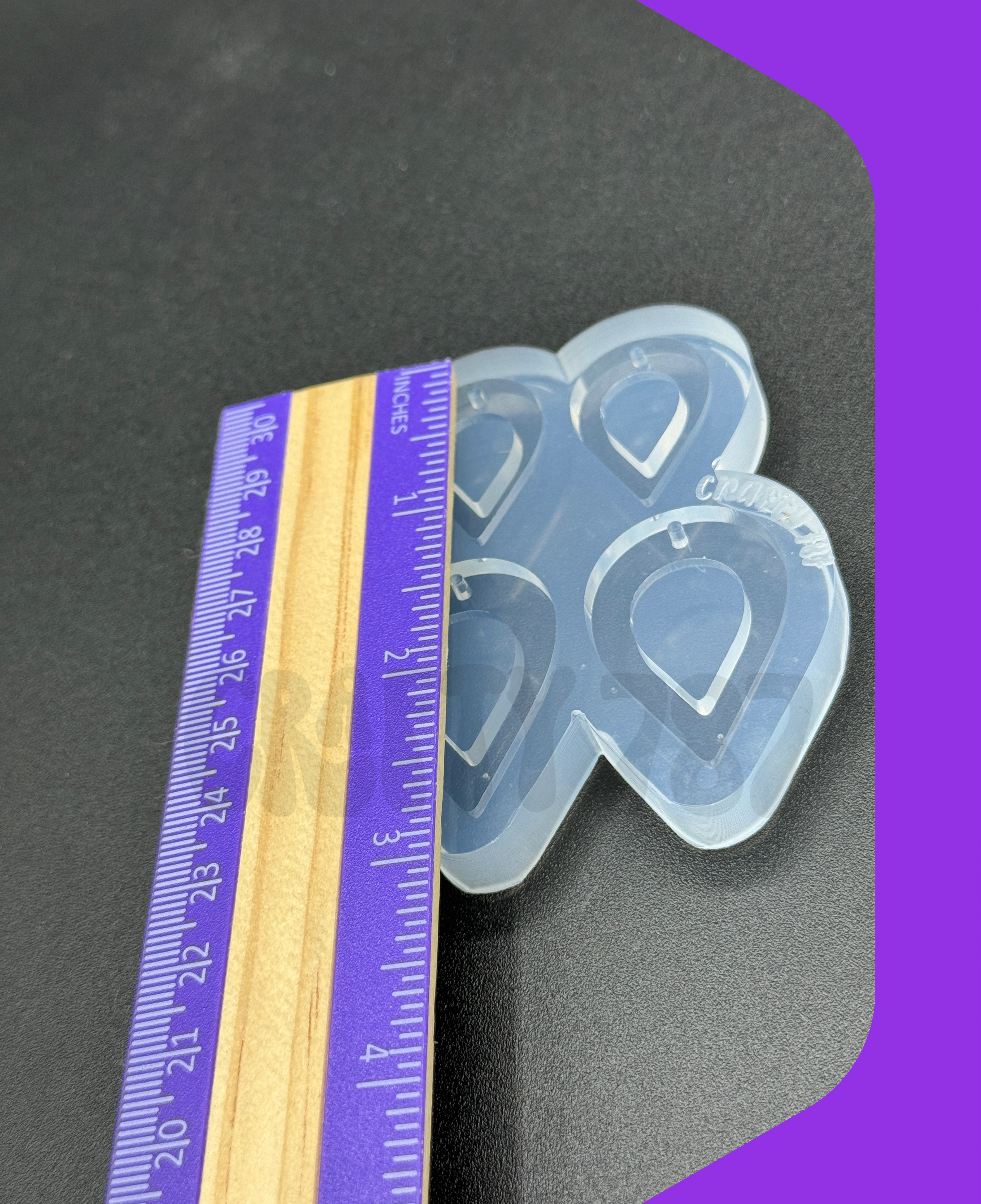 Teardrop Elegant Earring Silicone Mold(d14)