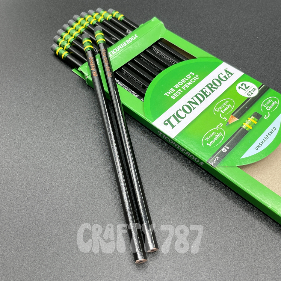 Personalize Black #2 Pencils, Ticonderoga Custom Pencils, Teacher Gift