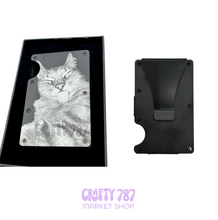 Load image into Gallery viewer, Personalize Pet Picture Metal Wallet
