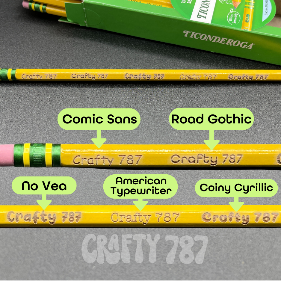 Personalize Black #2 Pencils, Ticonderoga Custom Pencils, Teacher Gift