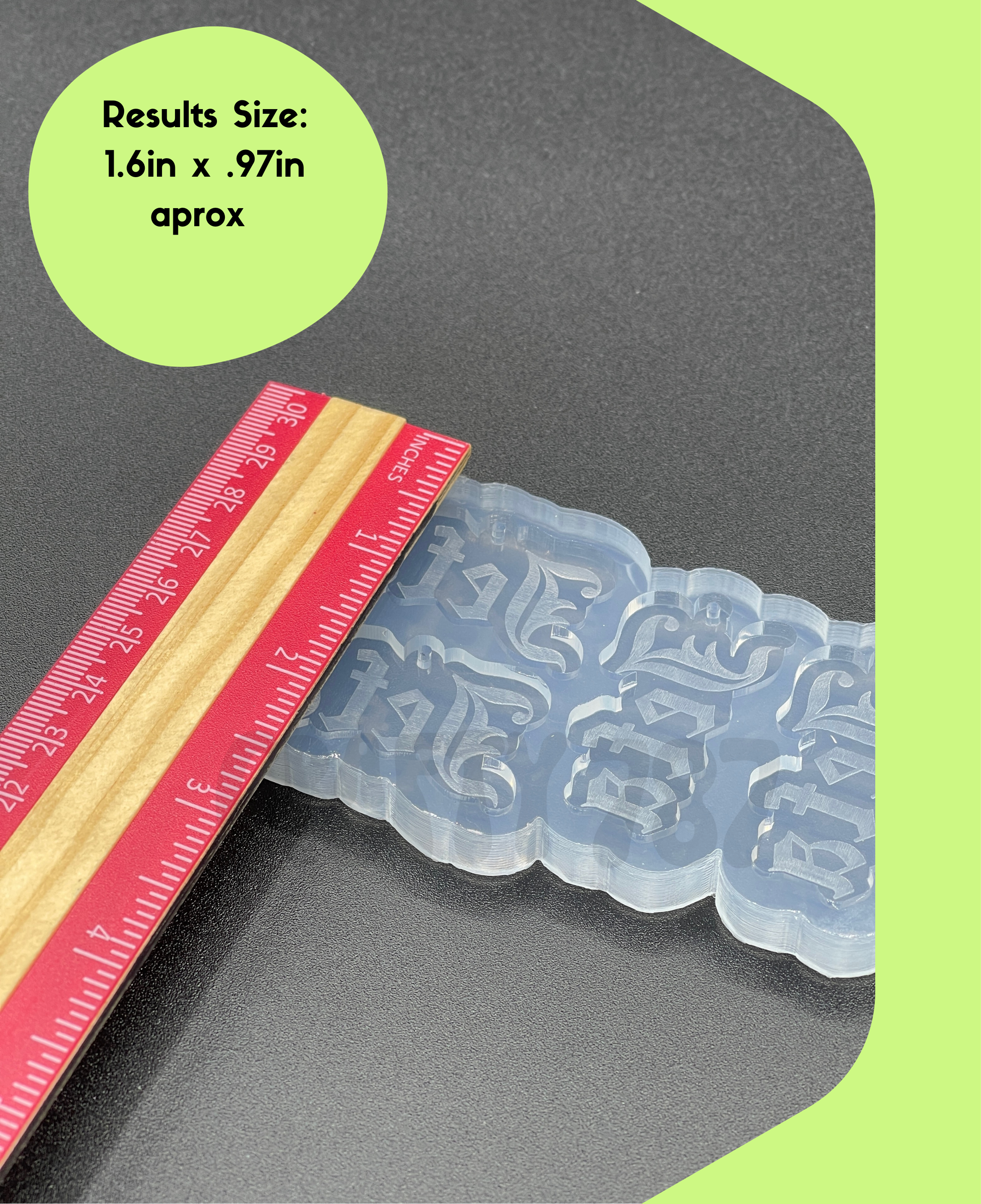 Jefa Dangle Earring Silicone Mold (B15)