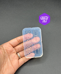 Domino Doble 5-6 Dangle Earring Silicone Mold (D14)