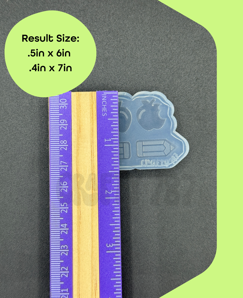 School Inspired Studs Earrings Silicone Mold(d15)