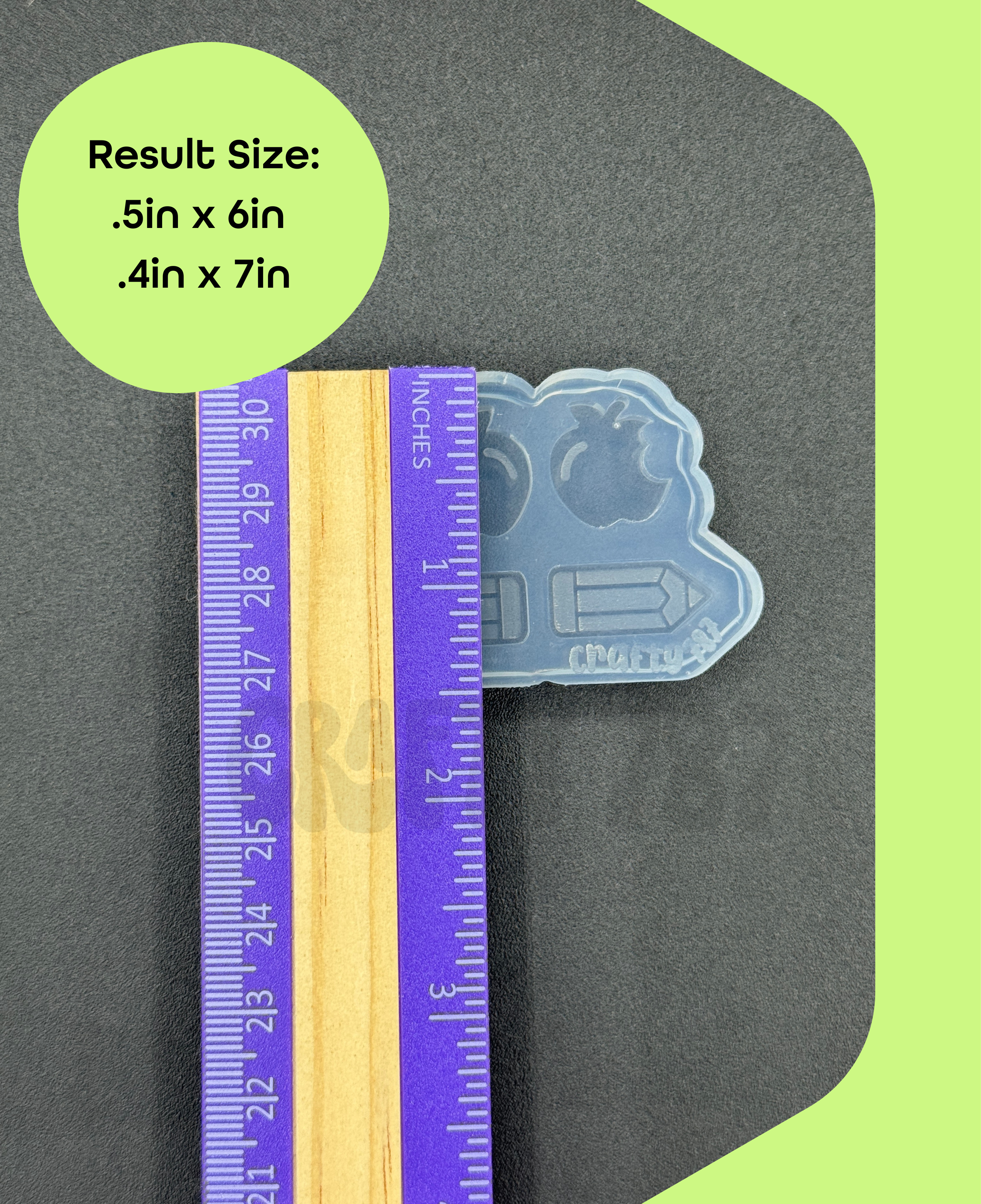 School Inspired Studs Earrings Silicone Mold(d15)