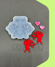 Load image into Gallery viewer, Cupid Dangle Earring Silicone Mold (C14)
