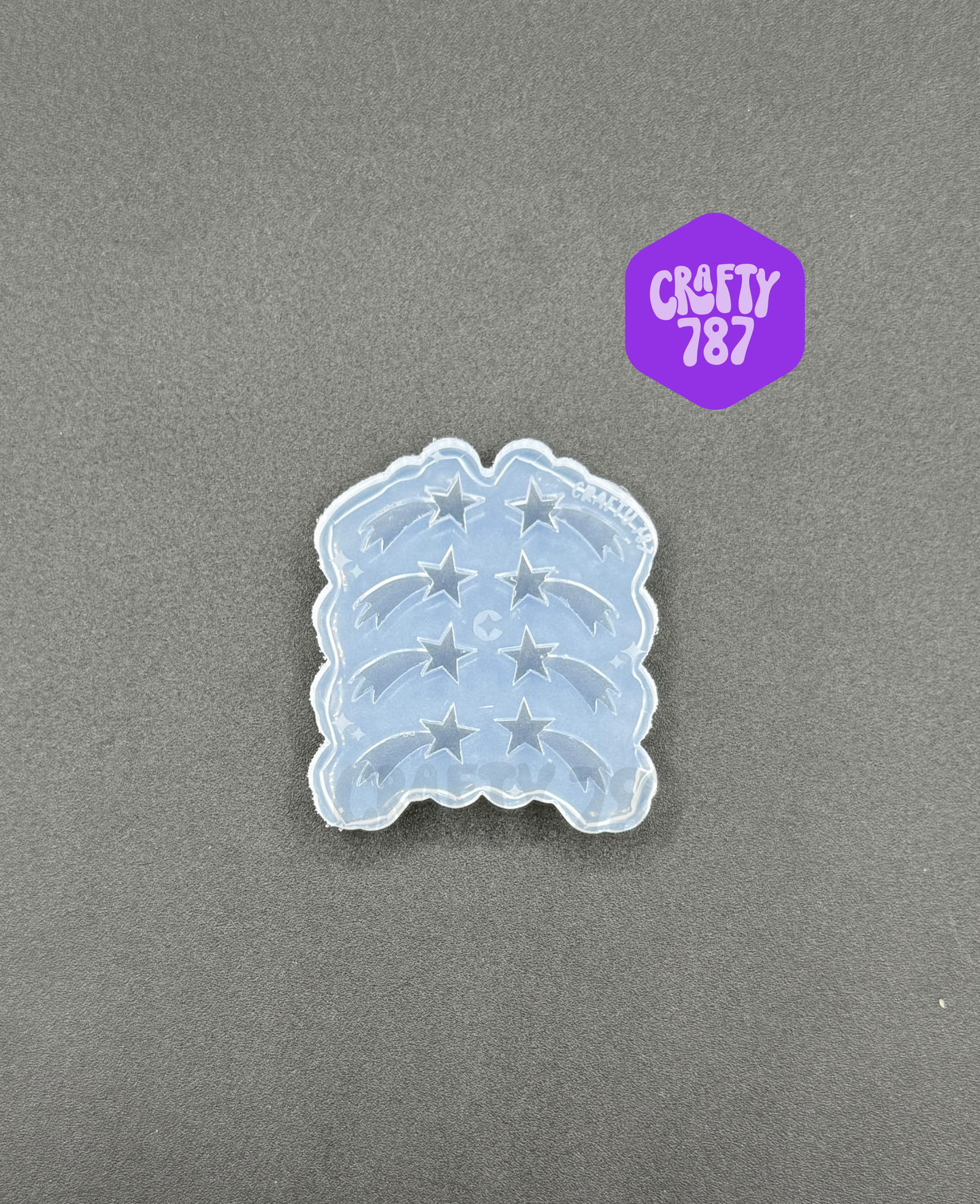 Shooting Star Stud Earring Silicone Mold(B13)