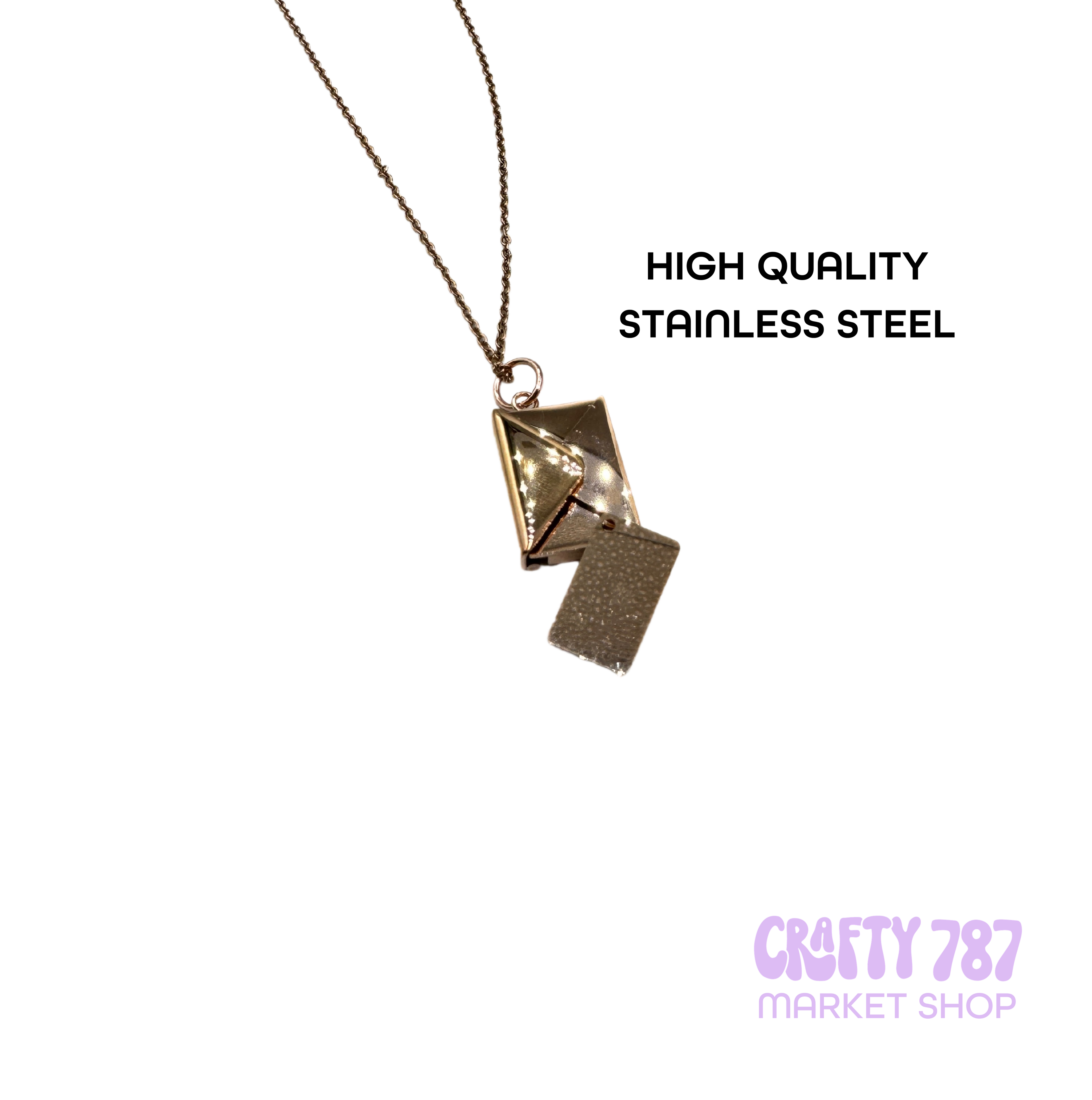 Personalize Envelope Necklace