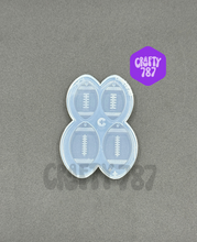 Load image into Gallery viewer, Football Dangle Earring Silicone Mold
