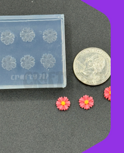 Load image into Gallery viewer, Flower 2D Margaritas 10mm Studs Earring Silicone Mold
