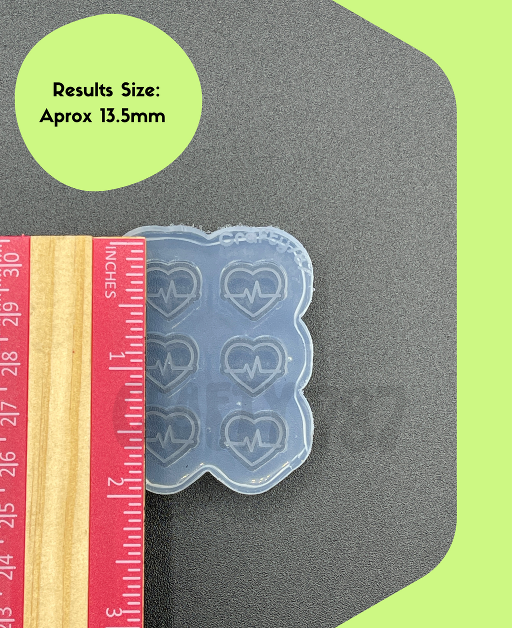 Heart Pulse, Nurse Health Resin Silicone Mold