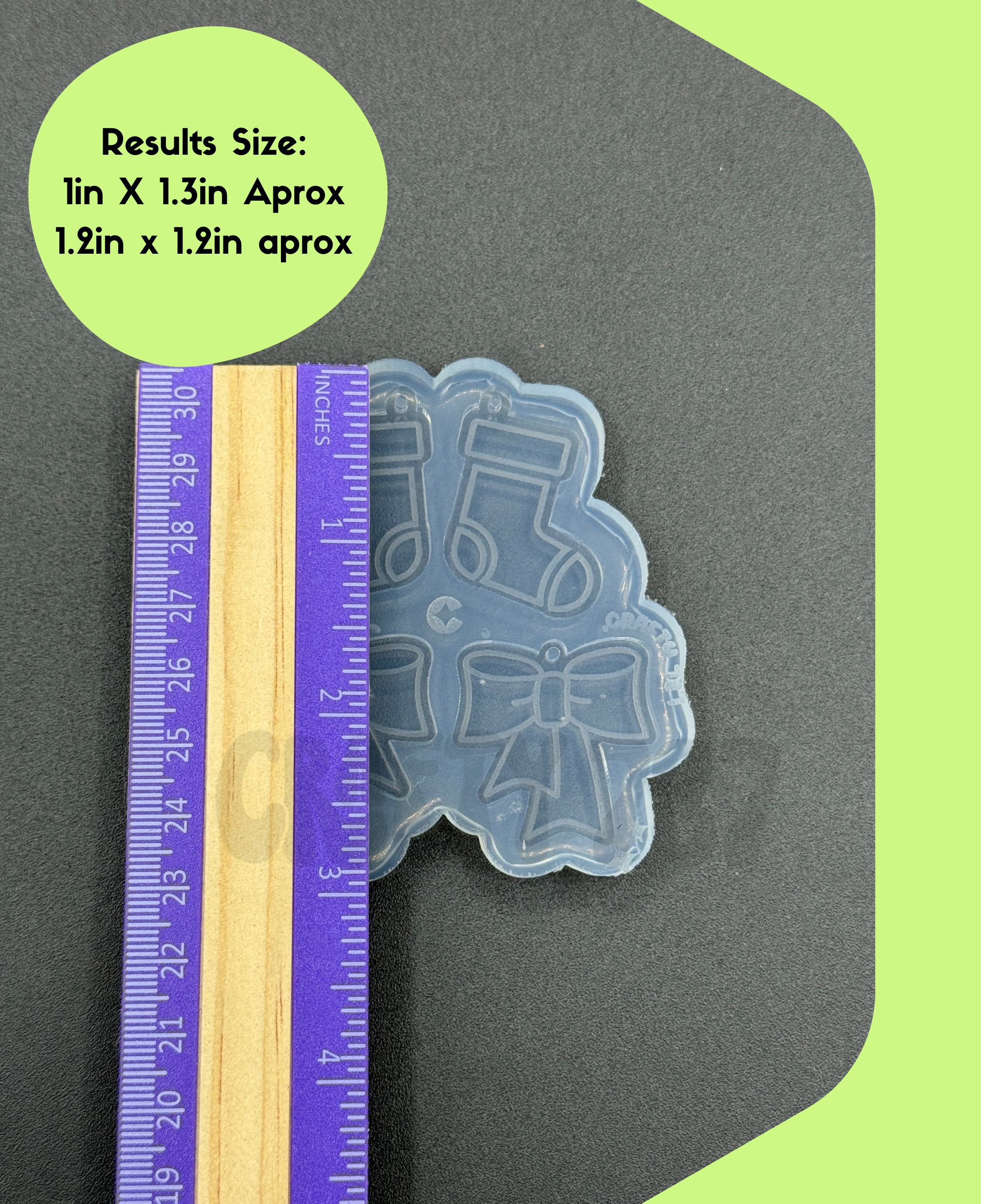Christmas Variety Dangle Earring Silicone Mold (Version 1) (B15)