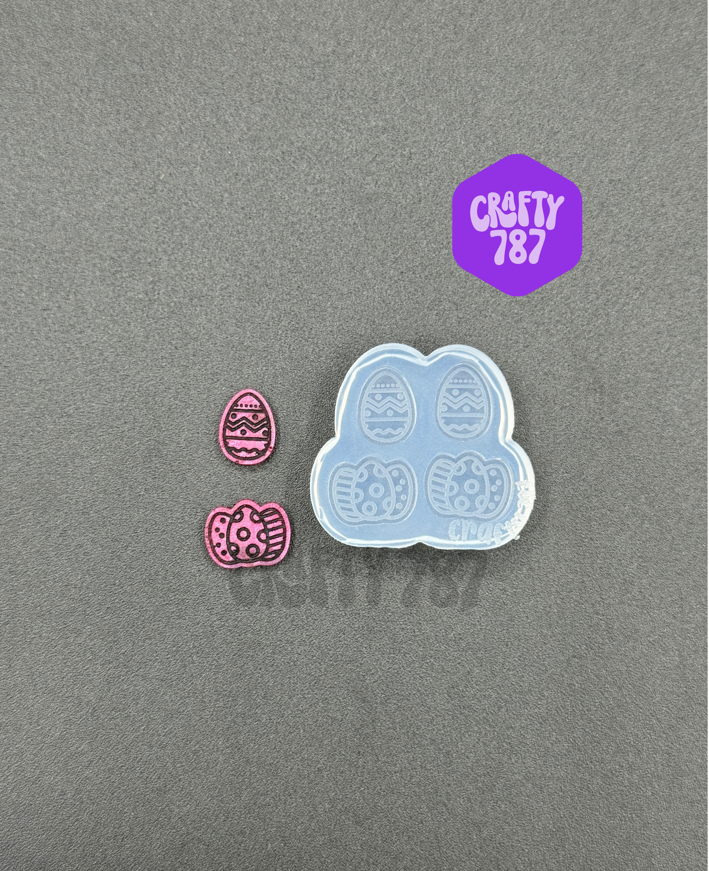 Easter Egg Variety Stud Earring Silicone Mold (A15)