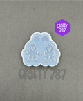 Gingerbread Cookie Small Earring Silicone Mold (C15)