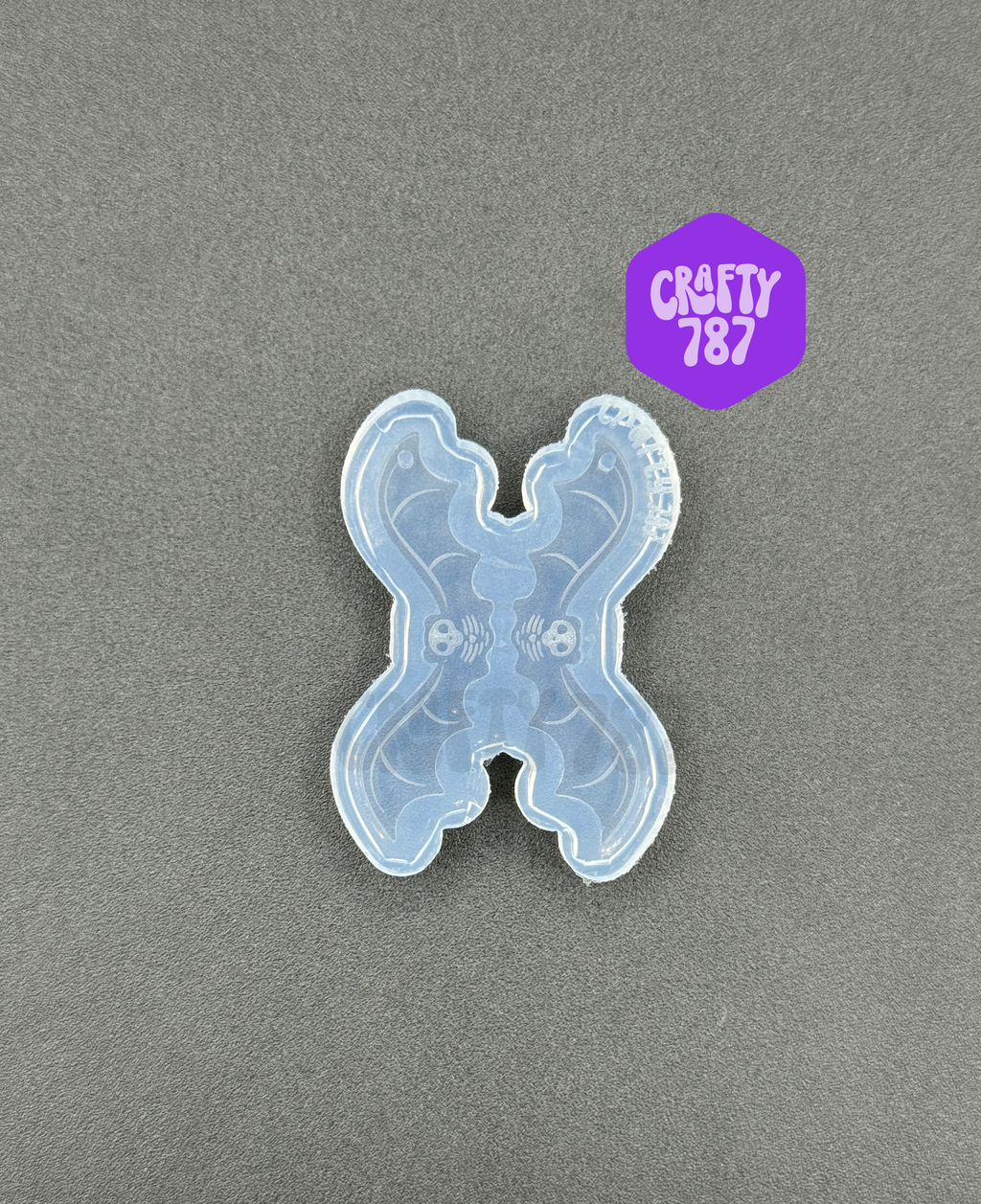 Cute Bat Skeleton Dangle Earring Silicone Mold