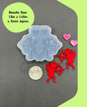 Load image into Gallery viewer, Cupid Dangle Earring Silicone Mold (C14)
