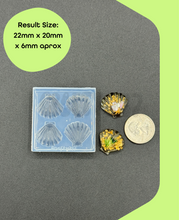 Load image into Gallery viewer, Shell 2D Silicone Mold, Resin Silicone Mold, Food Safe Mold (D15)
