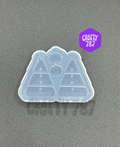 Halloween Candy Corn Earring Silicone Mold, Resin Mold, Fall Earring (b15)