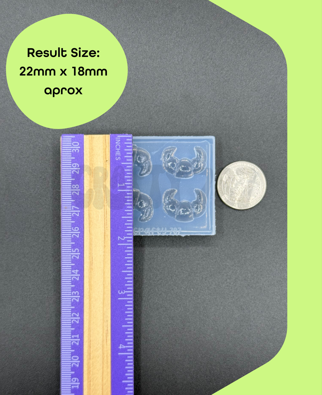 Croissant Silicone Mold (B14)