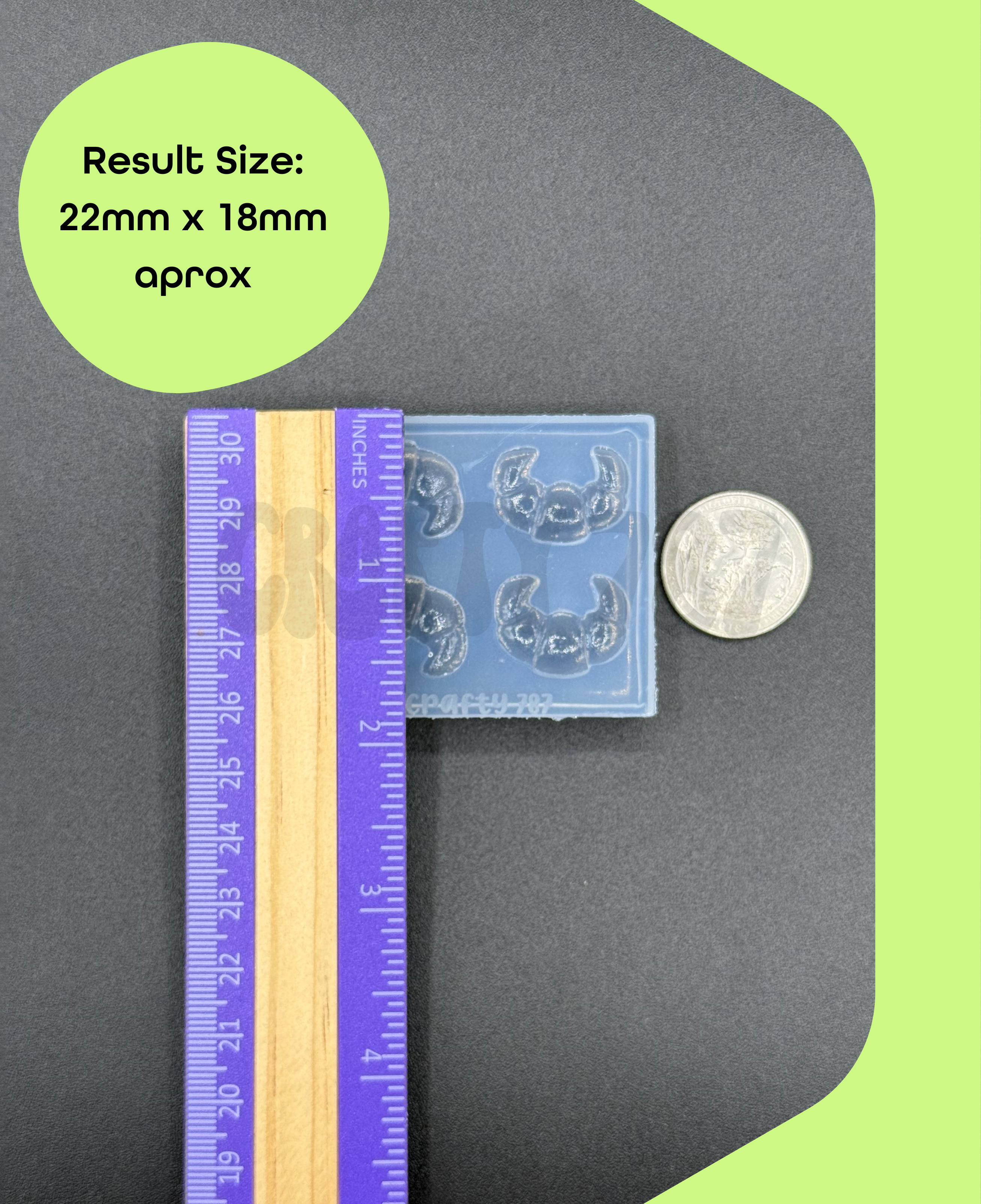 Croissant Silicone Mold (B14)