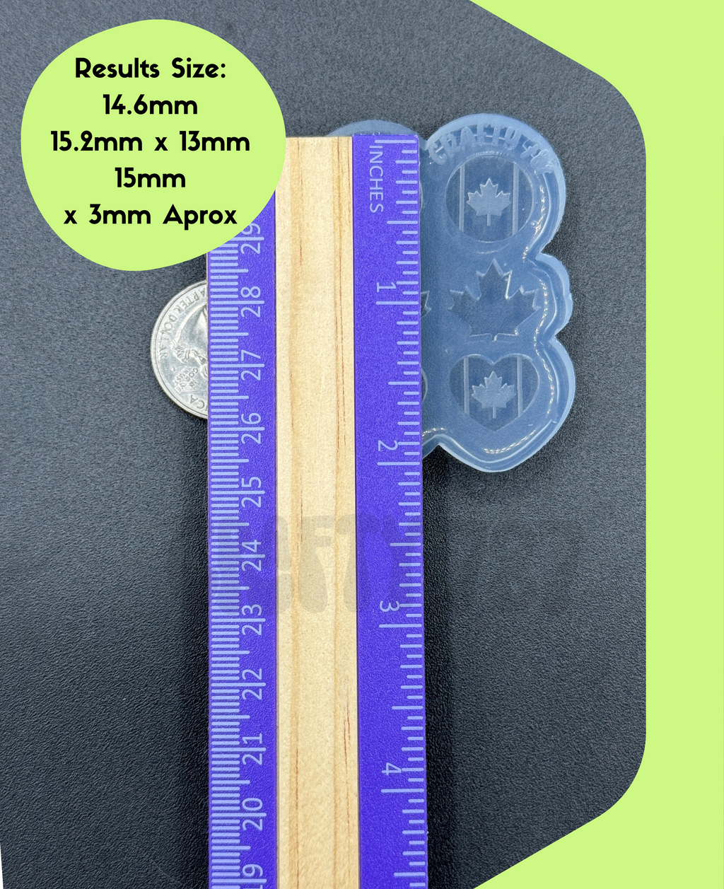 Canada Variety Studs Earring Silicone Mold (A15)