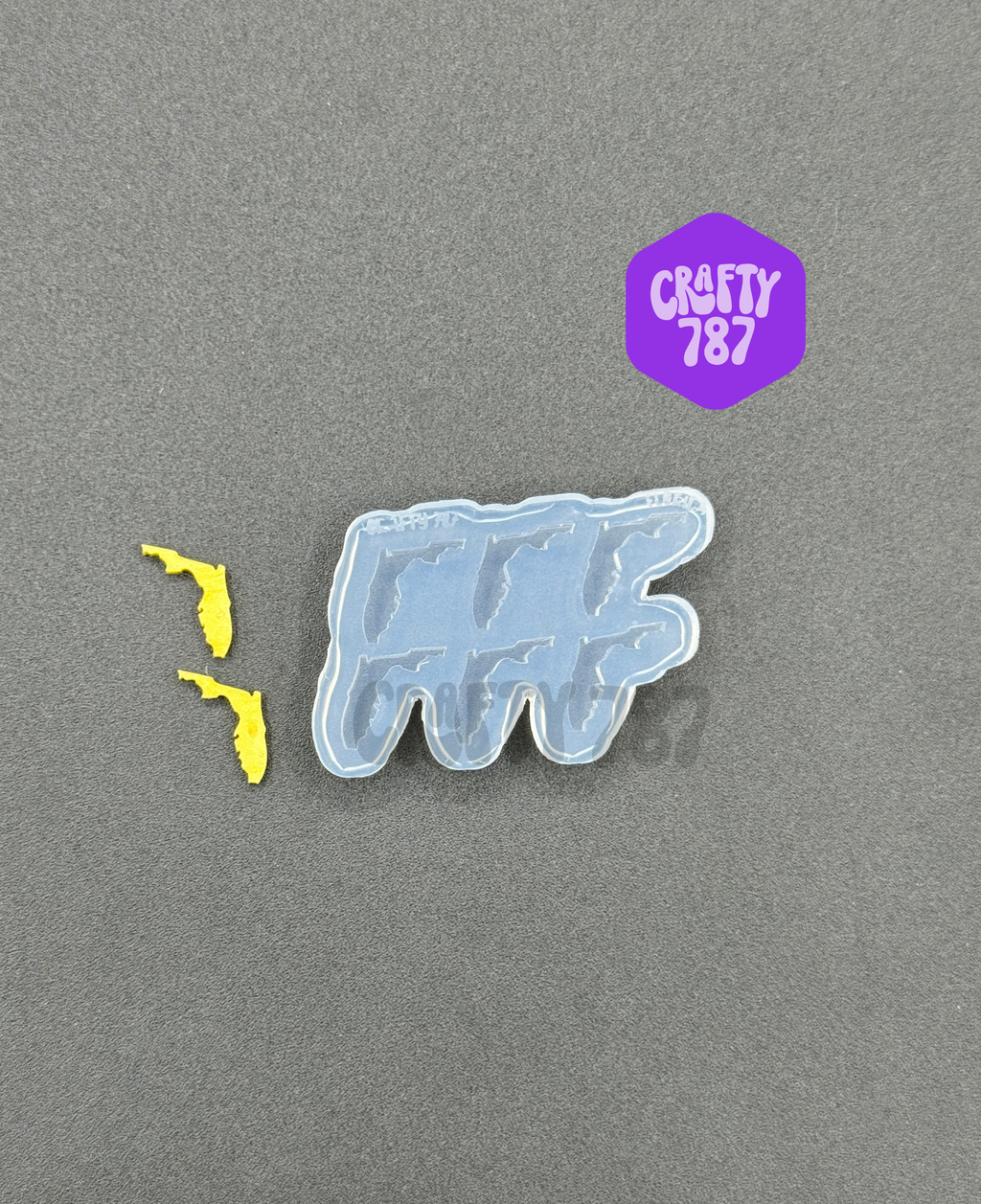 Florida Stud Earrings Silicone Mold