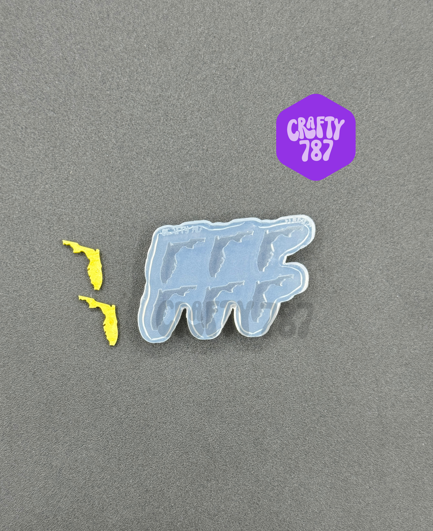 Florida Stud Earrings Silicone Mold