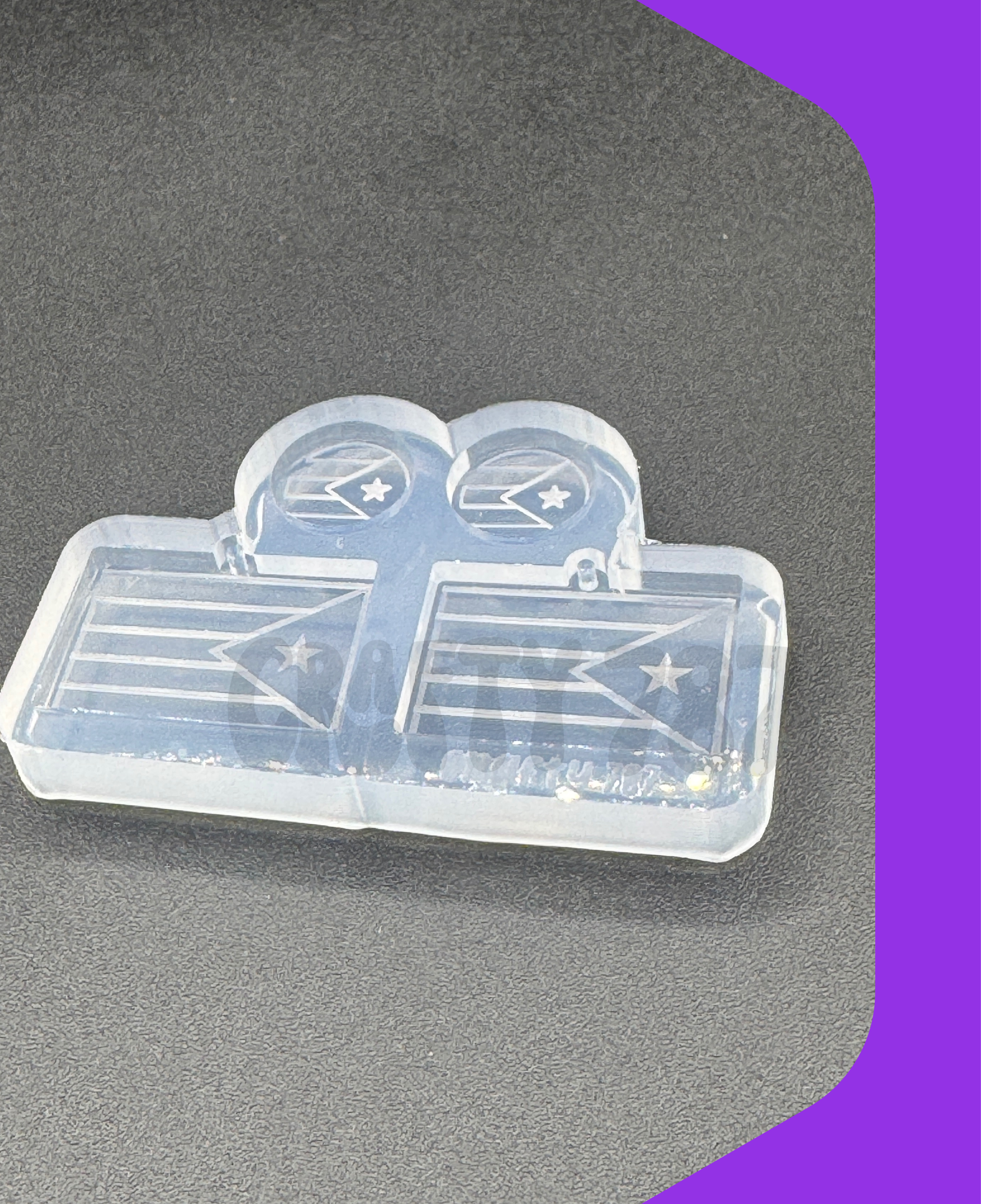 Puerto Rico Bandera Silicone Mold