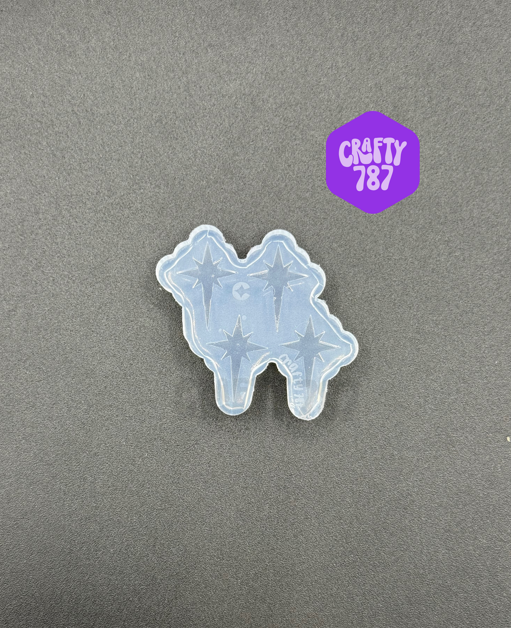 Christmas Star Stud Earring Silicone Mold(A13)
