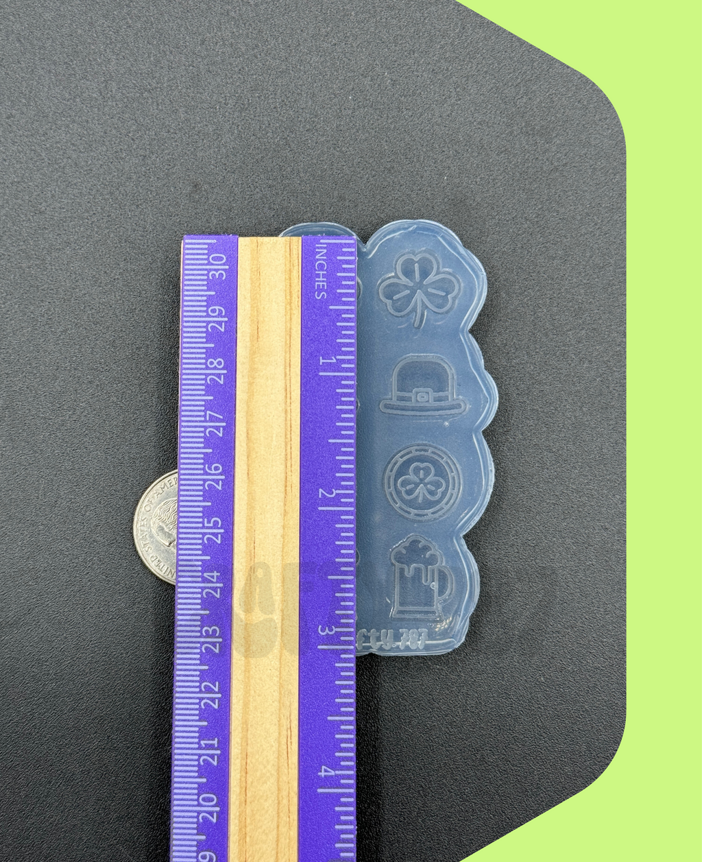 St Patricks Variety Studs Earring Silicone Mold