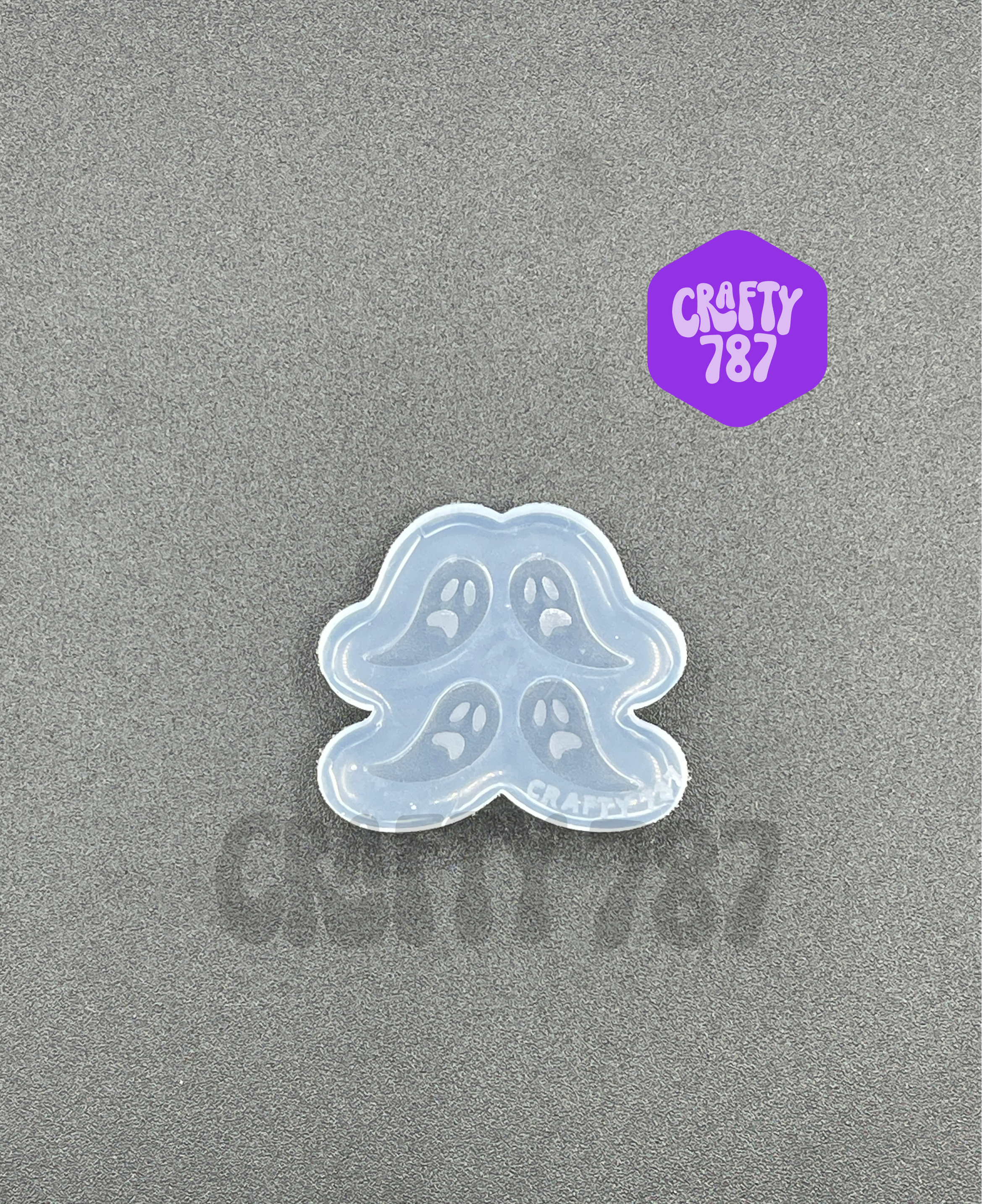 Ghost Studs Earring Silicone Mold, Resin Mold (d14)