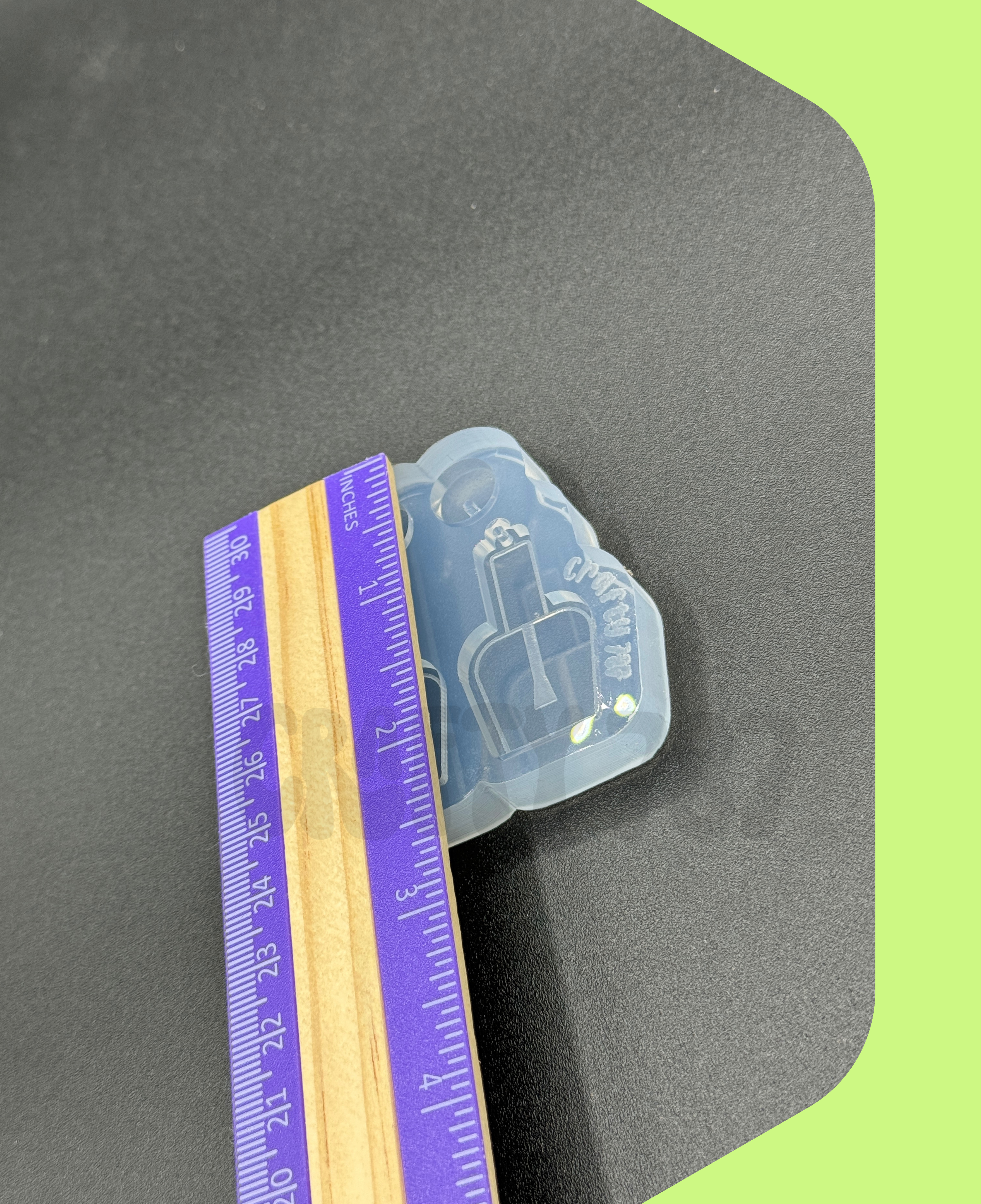 Nail Polish Dangle Earring Silicone Mold (d13)