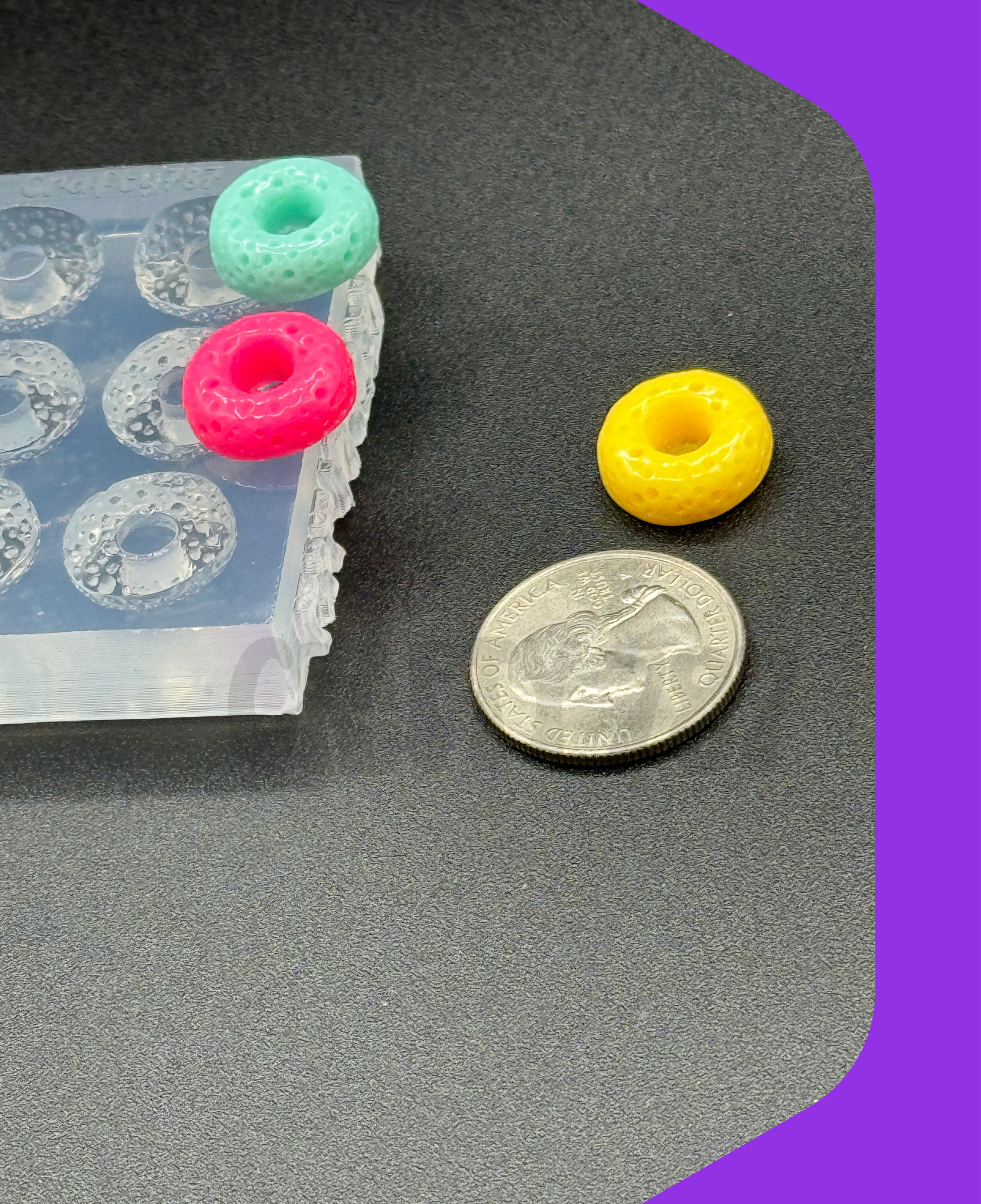 Fruit Rings Cereal Silicone Mold (D15)