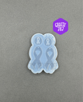 Awareness Ribbon Dangle Earring Silicone Mold (D13)