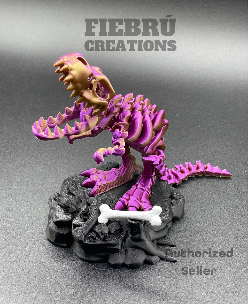 T Rex 3D Printed Articulated Dinosaur