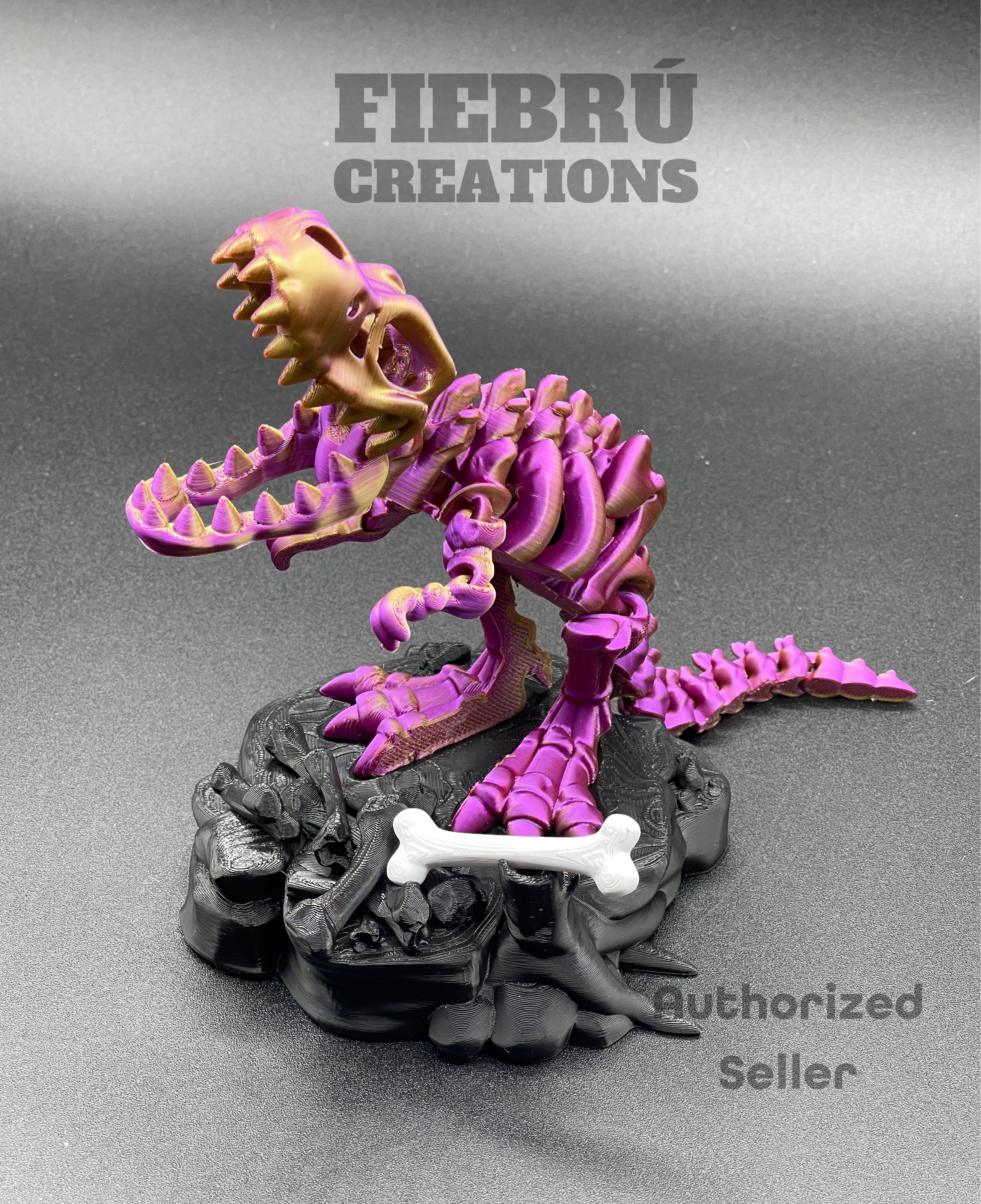 T Rex 3D Printed Articulated Dinosaur