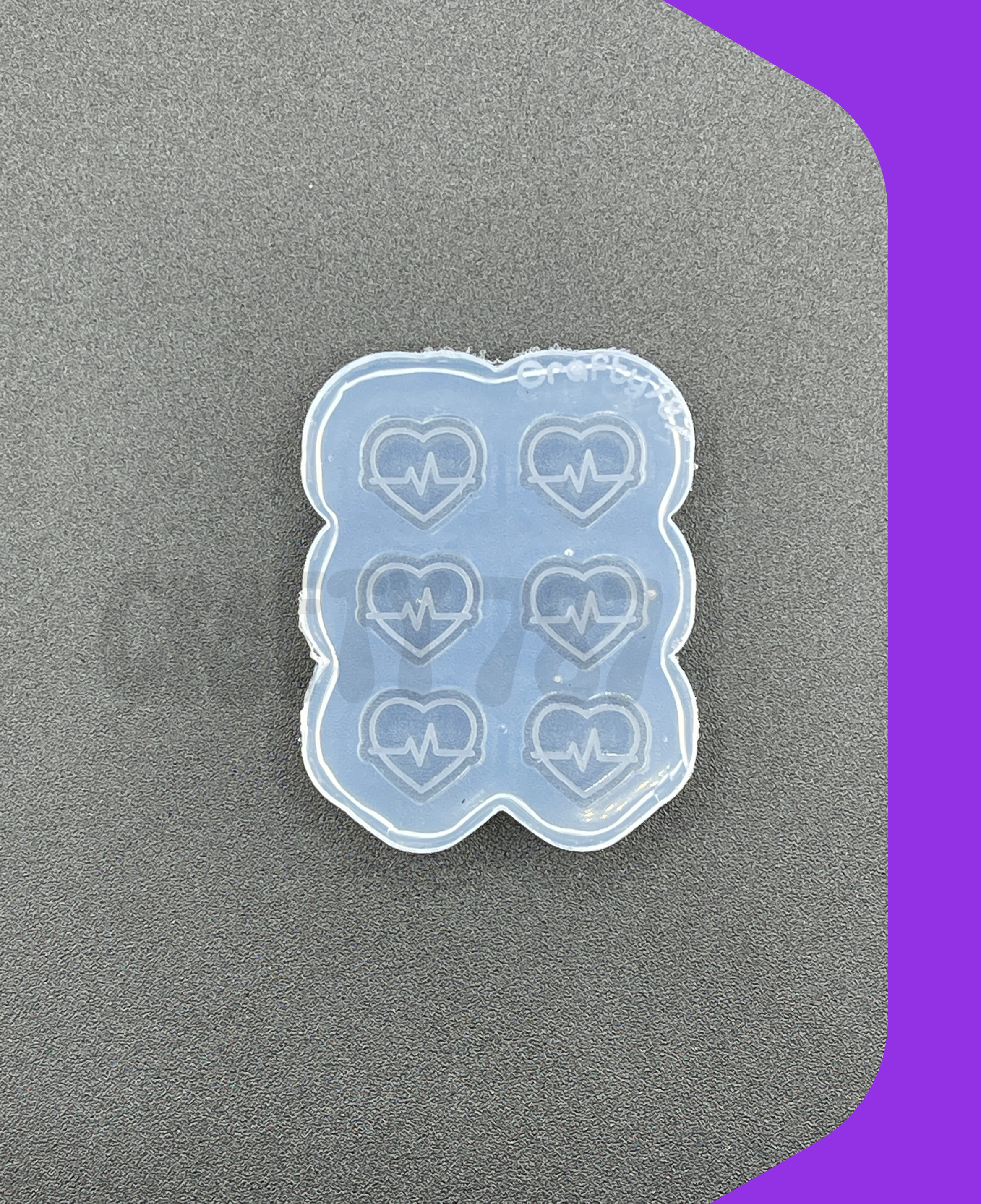 Heart Pulse, Nurse Health Resin Silicone Mold