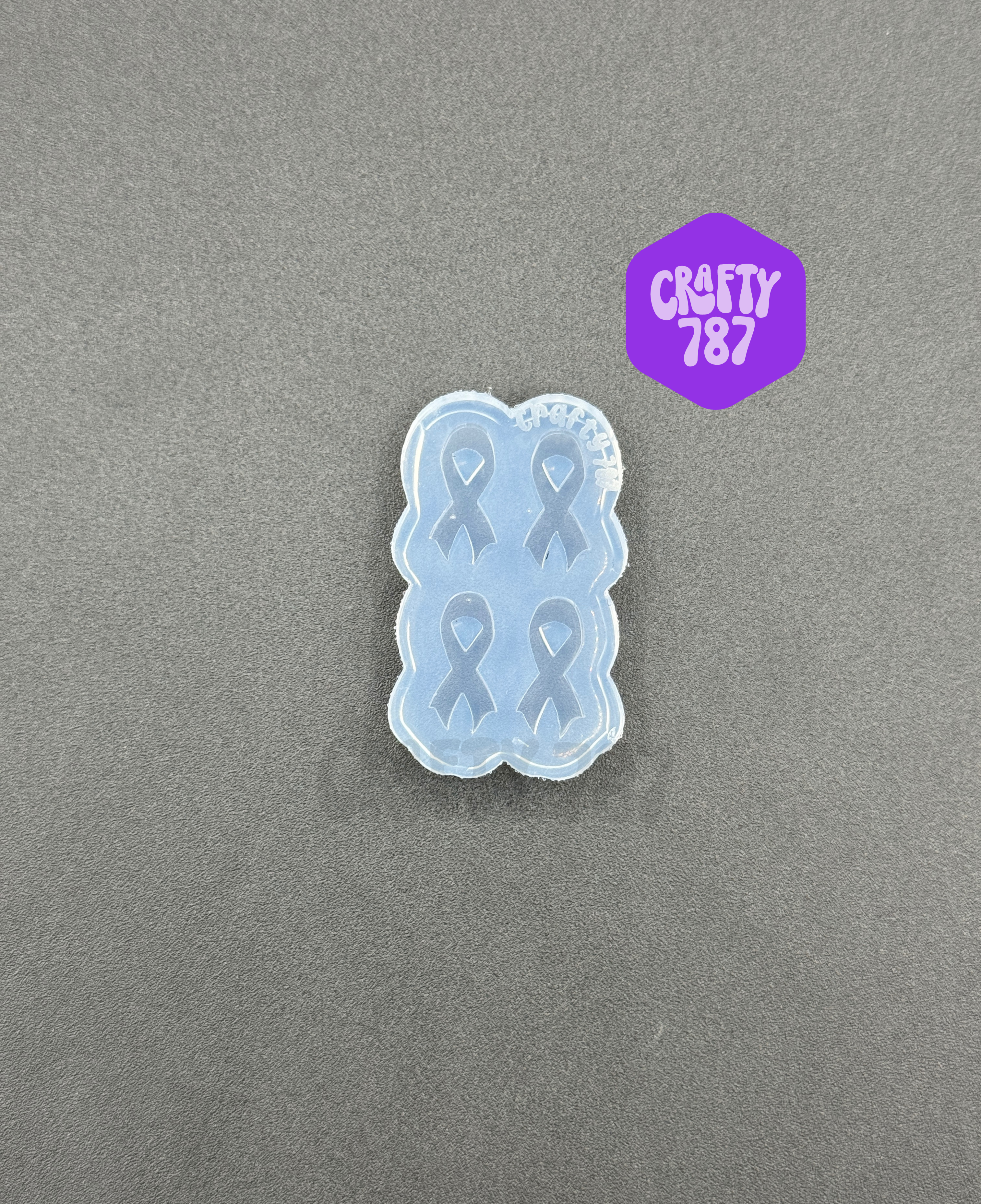 Awareness Ribbon Studs Earring Silicone Mold (D15)