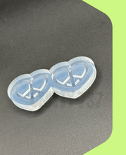 Load image into Gallery viewer, Heart Peace Dangle Earring Silicone Mold (d13)
