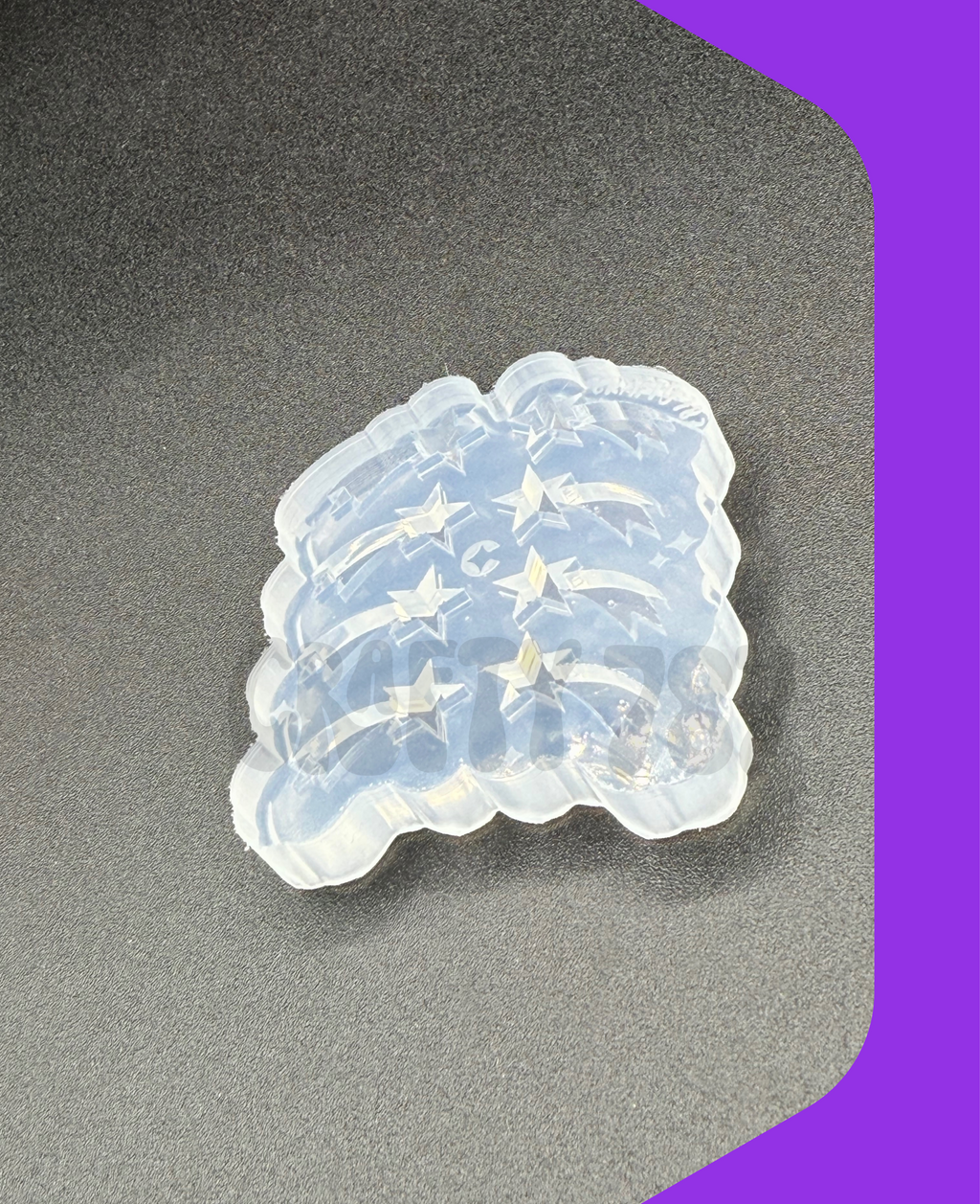 Shooting Star Stud Earring Silicone Mold(B13)