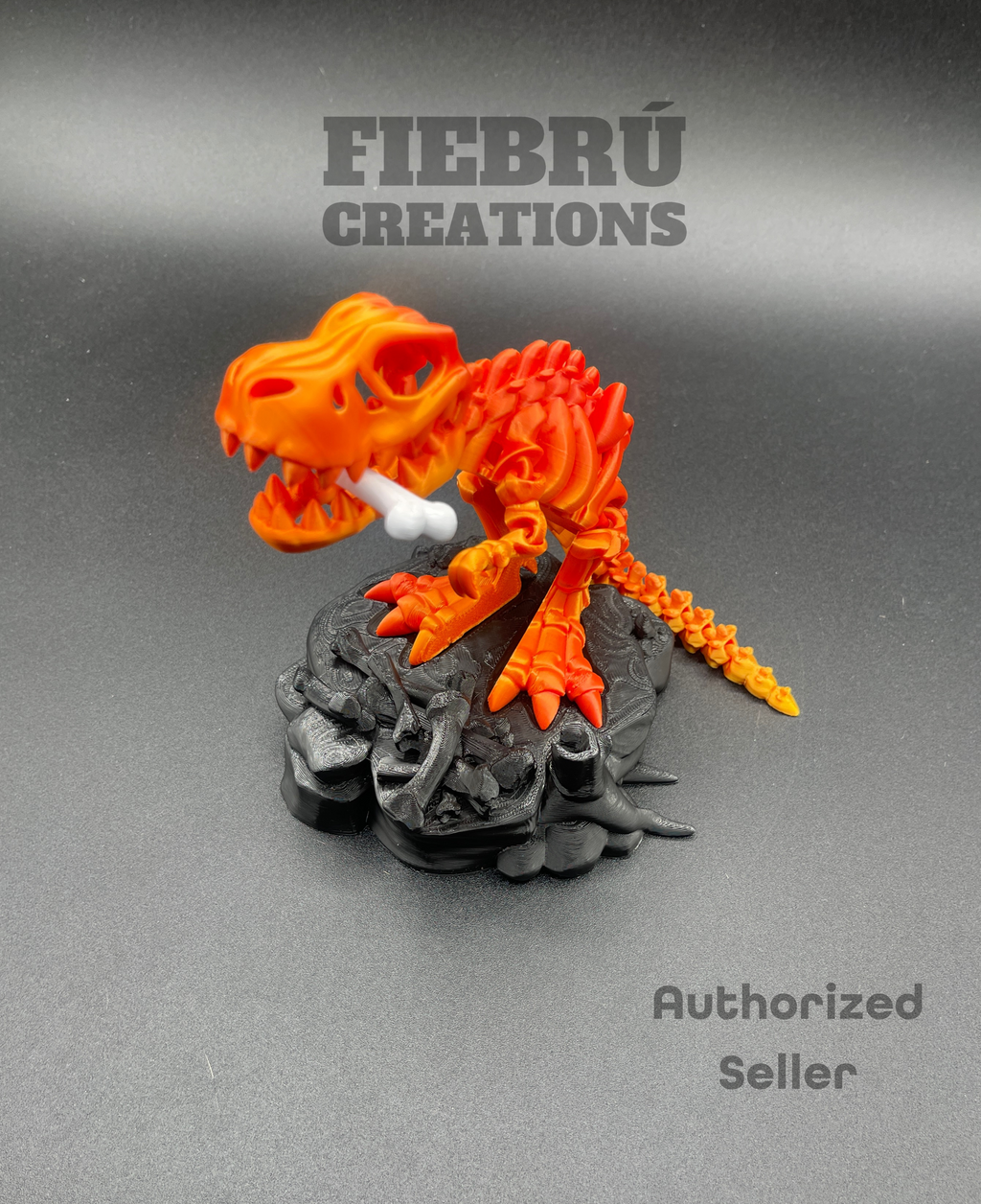T Rex 3D Printed Articulated Dinosaur