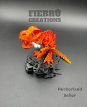 Load image into Gallery viewer, T Rex 3D Printed Articulated Dinosaur
