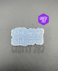 Jefa Dangle Earring Silicone Mold (B15)
