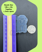 Load image into Gallery viewer, St Patricks Dangle Earring Silicone Mold (D15)
