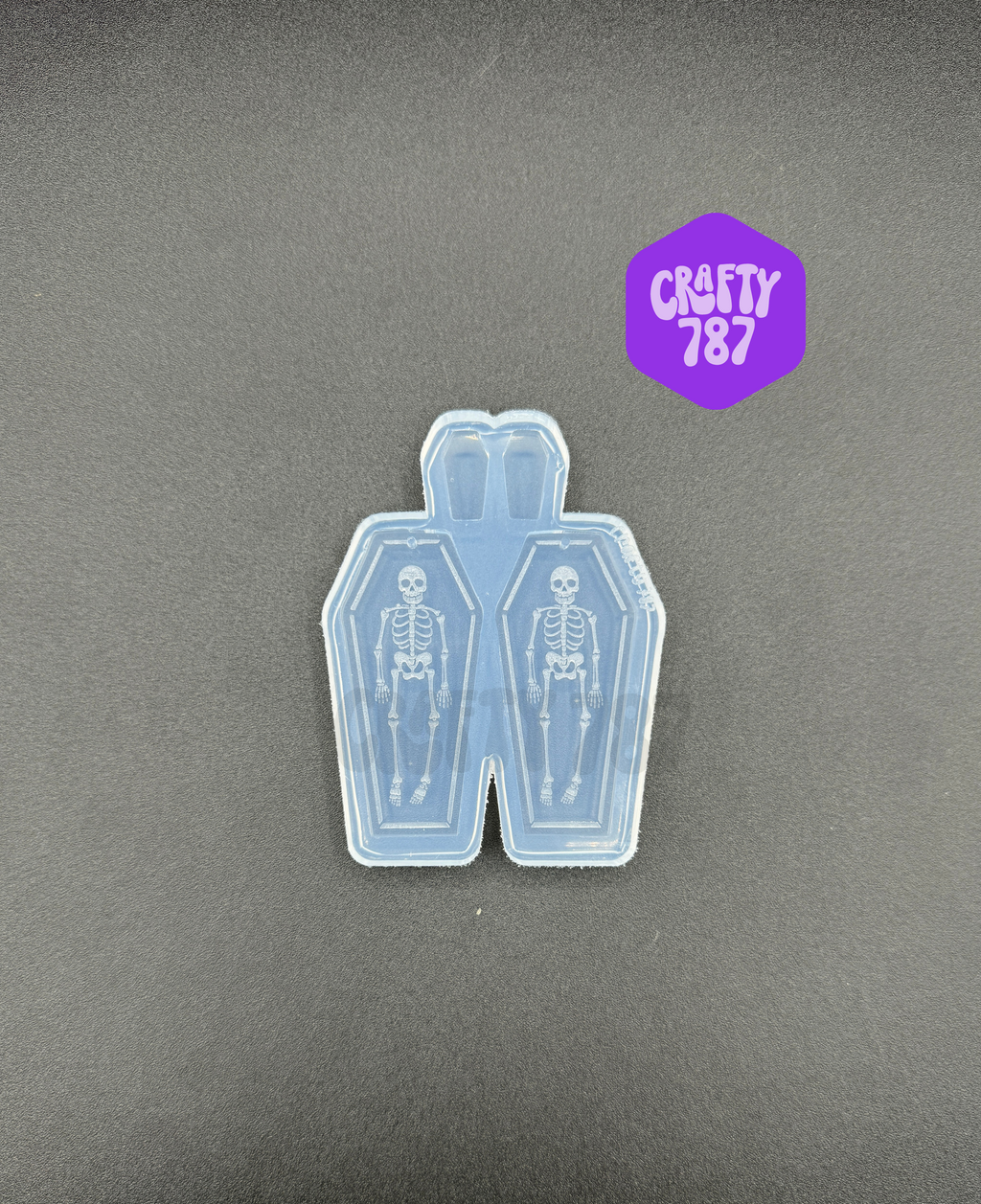 Halloween Coffin Dangle Earring Silicone Mold(d5)