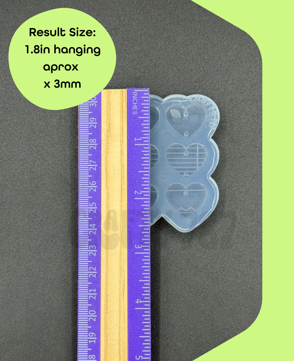 School Inspired Earring Silicone Mold (d13)